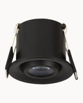 Duo 38mm IP54 36D 3.5W 3000K Tiltable Downlight Black