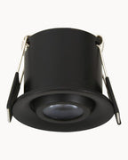 Black mini tiltable downlight