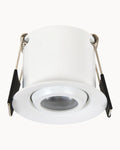 Duo 38mm IP54 36D 3.5W 3000K Tiltable Downlight White