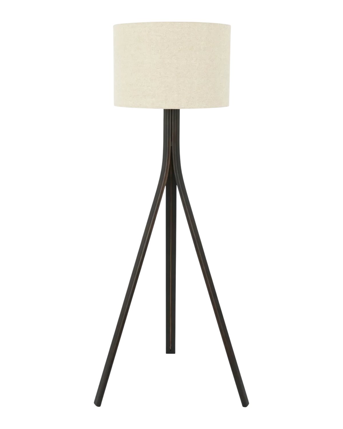 Talo Floor Lamp Walnut with Natural Shade