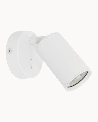 White spotlight with adjustable head
