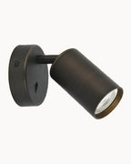Bronze spotlight with adjustable head