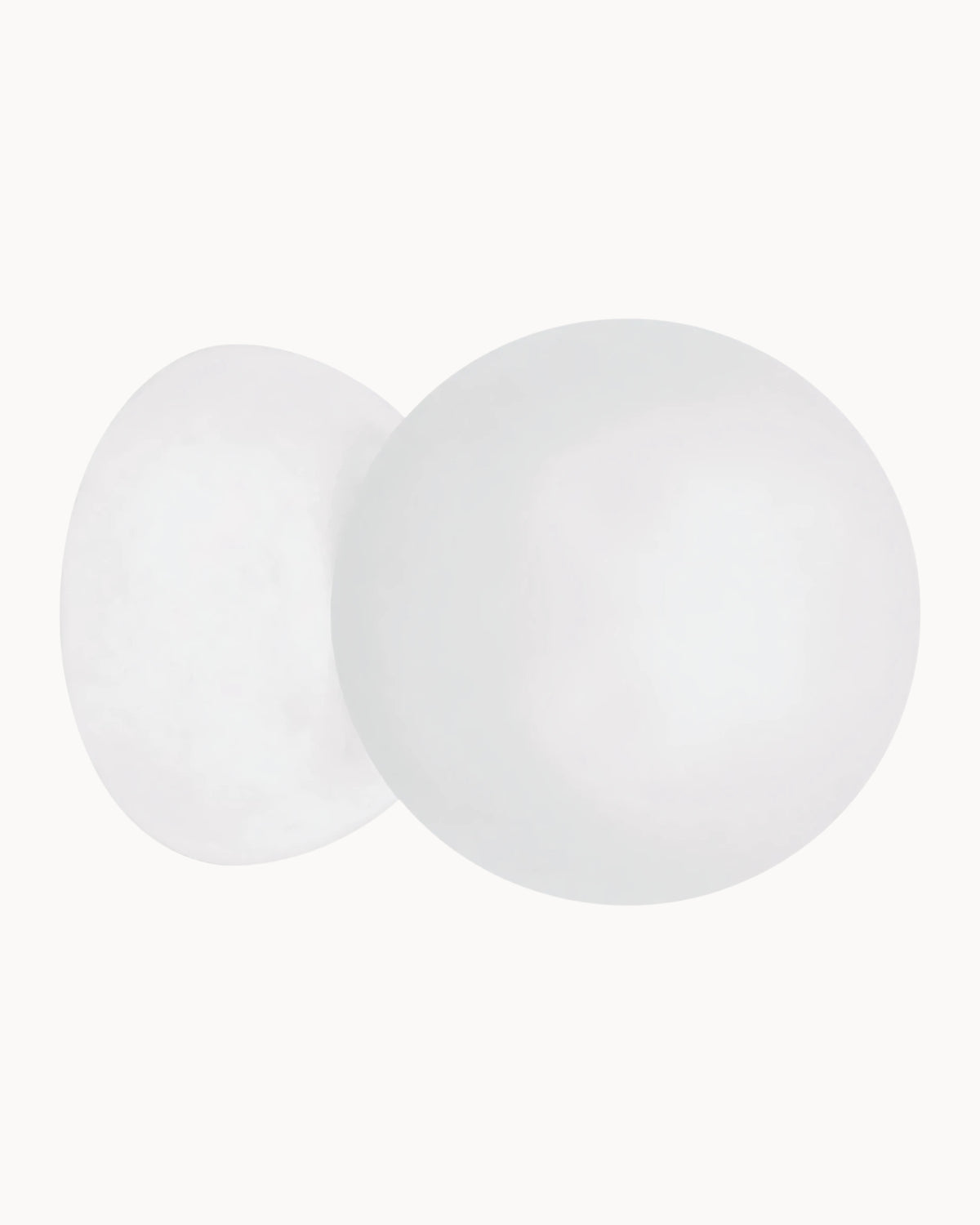 Caspian Gypsum Wall Light White
