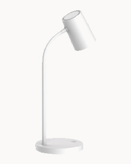 White adjustable table lamp