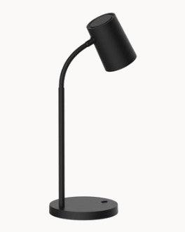 Black adjustable table lamp