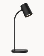 Black adjustable table lamp