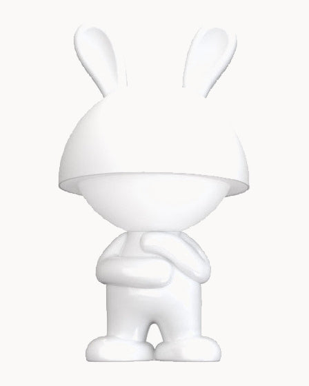 Novelty thinking boy night light white