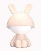 Sitting Girl Night Light Pink