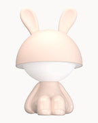 Novelty sitting girl night light in pink