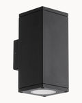 Cubex IP65 2 Light Wall Light Black