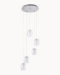 Ciampino 5 Light Pendant Chrome