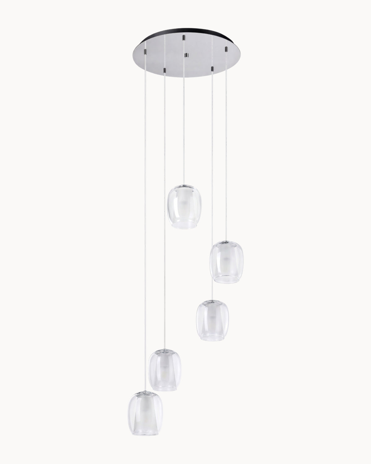 Ciampino 5 Light Pendant Chrome
