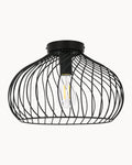 Elba 360mm Ceiling Mount Black