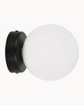 Miro IP44 Wall Light Black