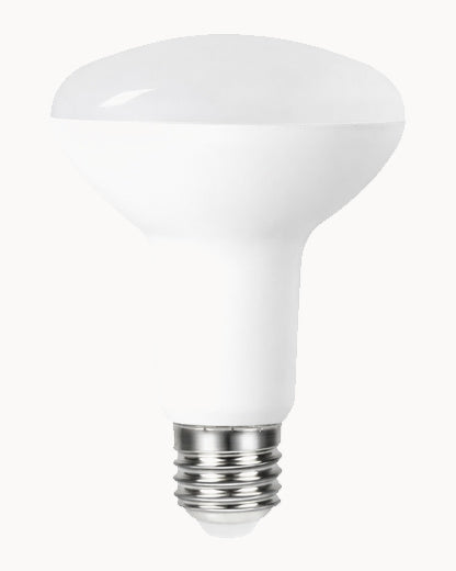 LED R80 with white finish