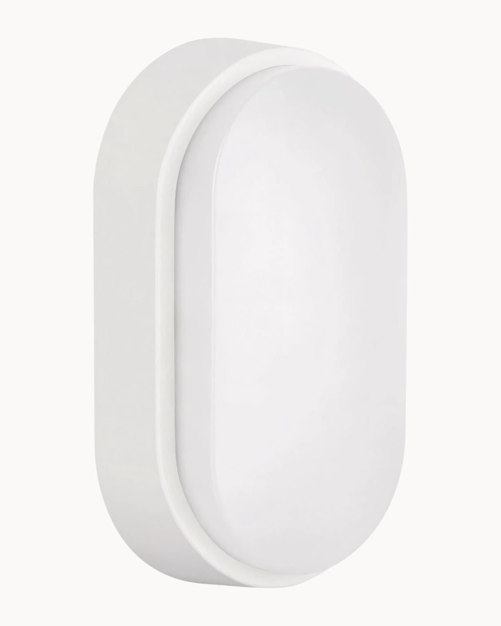 Ciro IP65 12W CCT Oval Wall Light Black/White