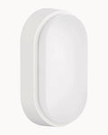 Ciro IP65 12W CCT Oval Wall Light Black/White