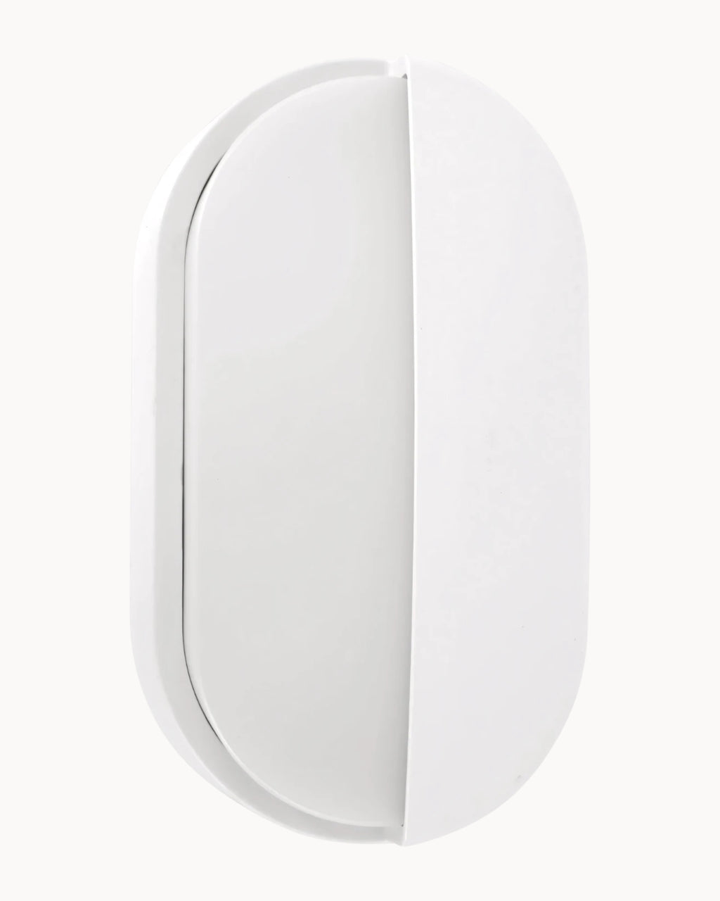Ciro IP65 CCT Oval Eyelid Wall Light Black/White