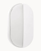 Ciro IP65 CCT Oval Eyelid Wall Light Black/White