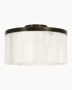 Marmont 4 Light Alabaster Pendant Bronze
