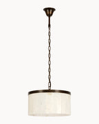 Marmont 4 Light Alabaster Pendant Bronze
