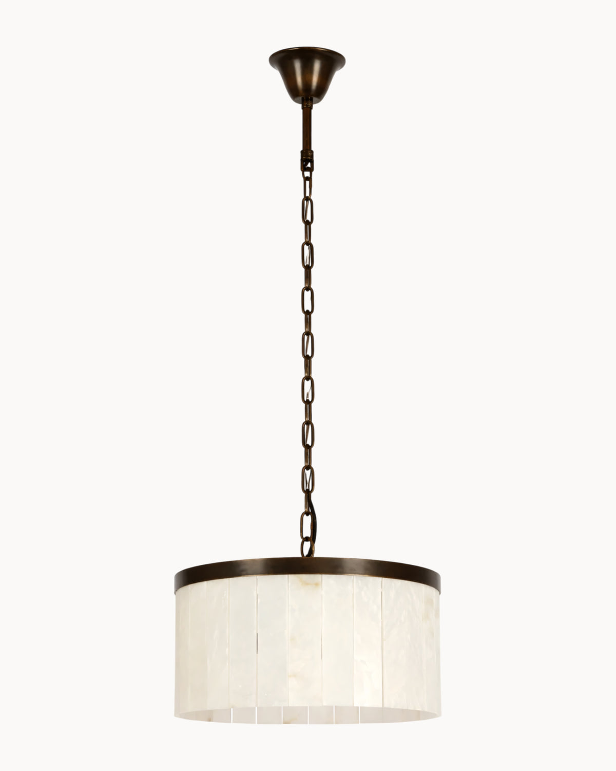 Marmont 4 Light Alabaster Pendant Bronze