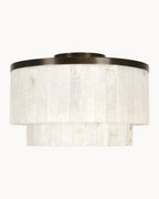 Marmont 10 Light Alabaster Pendant Bronze