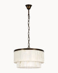 Marmont 10 Light Alabaster Pendant Bronze