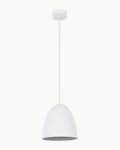 Medici 250mm Dome Pendant Chalk White