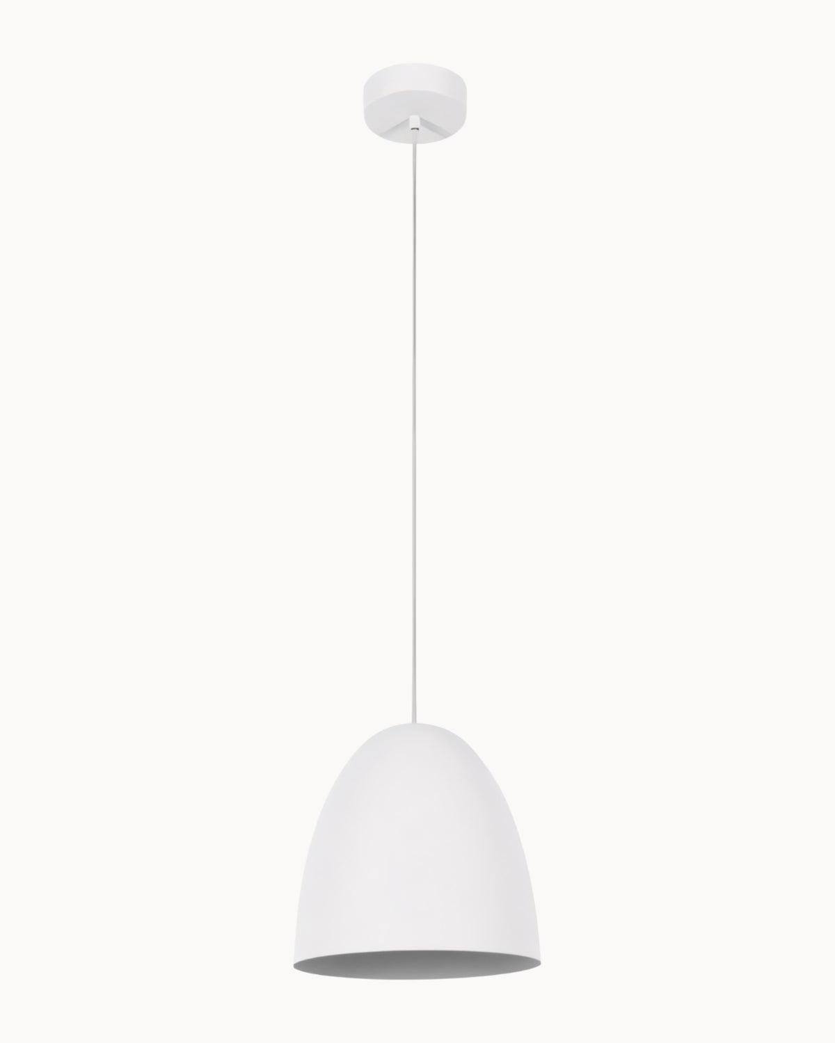 Medici 250mm Dome Pendant Chalk White