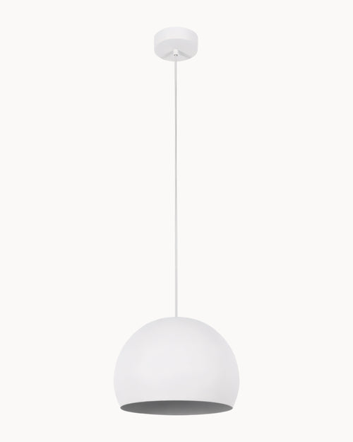 Medici 300mm Round Pendant Chalk White