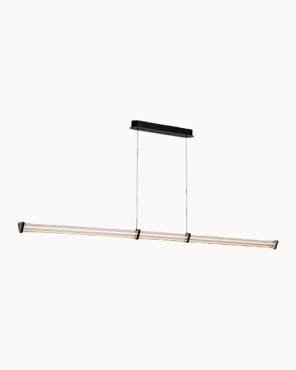 Black 1.8m linear pendant