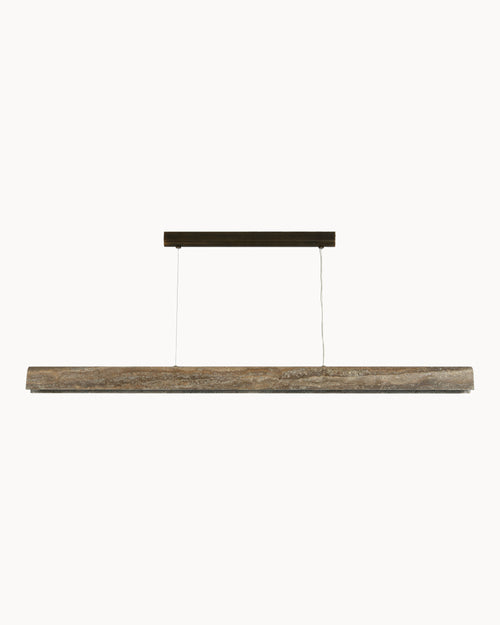 Silver travertine 1.5m pendant