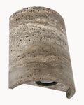 Rena Wall Light Silver Travertine