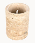 Casori Travertine Candle