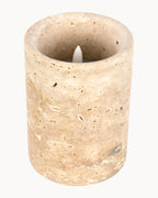 Casori Travertine Candle