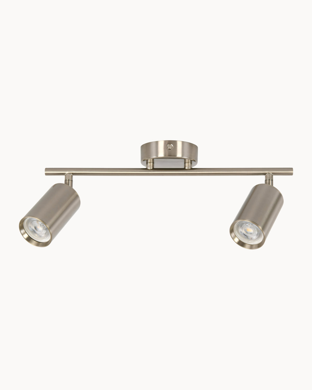 Tempo 2 Bar Spotlight Brushed Chrome