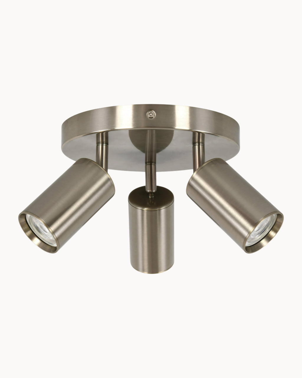 Tempo 3 Pan Spotlight Brushed Chrome