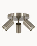Tempo 3 Pan Spotlight Brushed Chrome