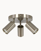 Tempo 3 Pan Spotlight Brushed Chrome