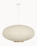 Natural 800 oval shade with timber finish