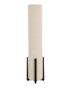 Cabana Floor Lamp Walnut with Natural Shade