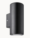 Tribo 1 IP65 2 Light Round Wall Light Black