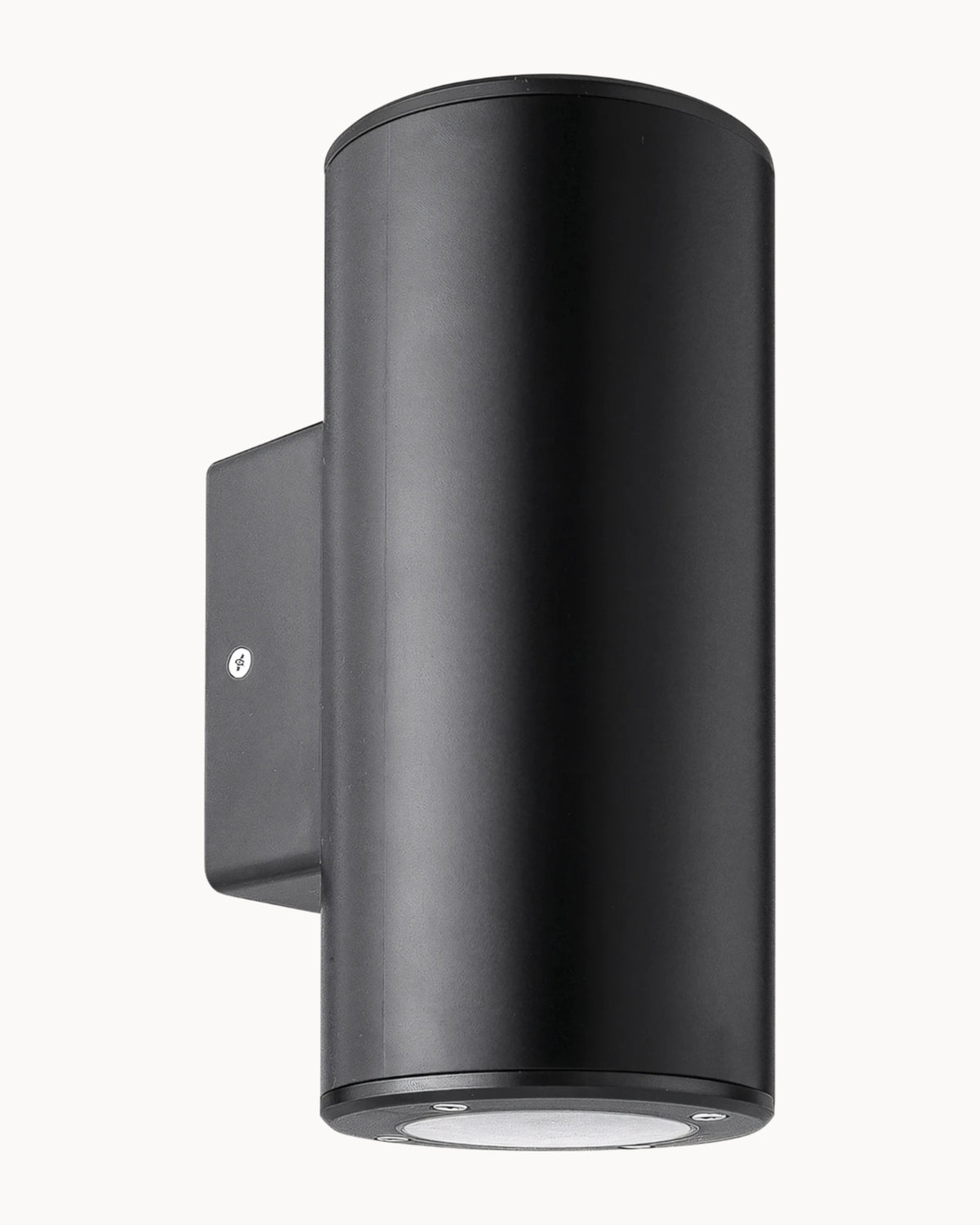 Tribo 1 IP65 2 Light Round Wall Light Black