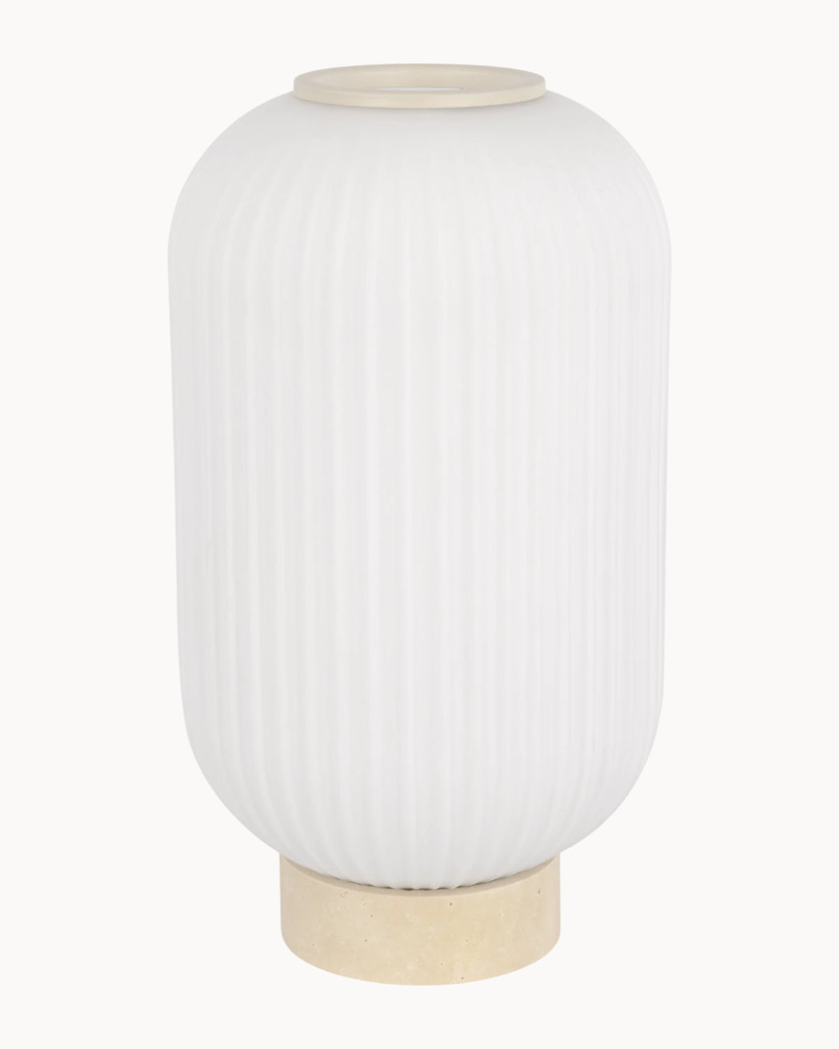 Mele Tall Table Lamp Travertine
