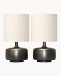 Parco Twin Pack Table Lamp Bronze