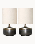 Parco Twin Pack Table Lamp Bronze