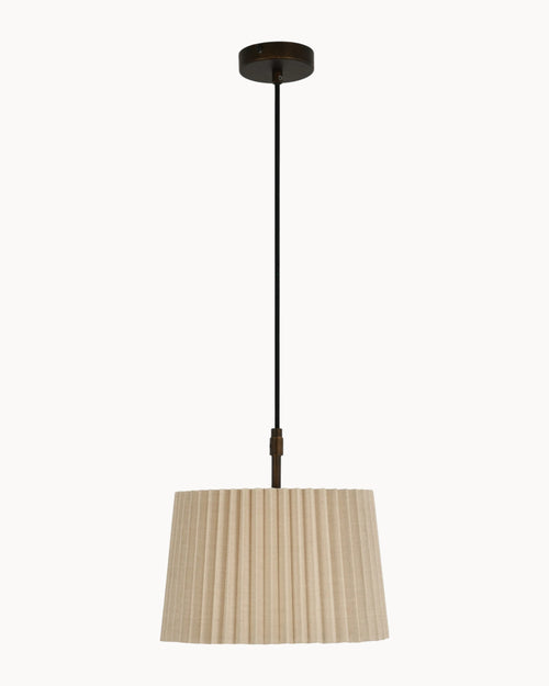 Cardini 300 Pendant Bronze with Natural Shade