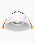 Arcadia 90mm IP54 9W CCT Tiltable Downlight White
