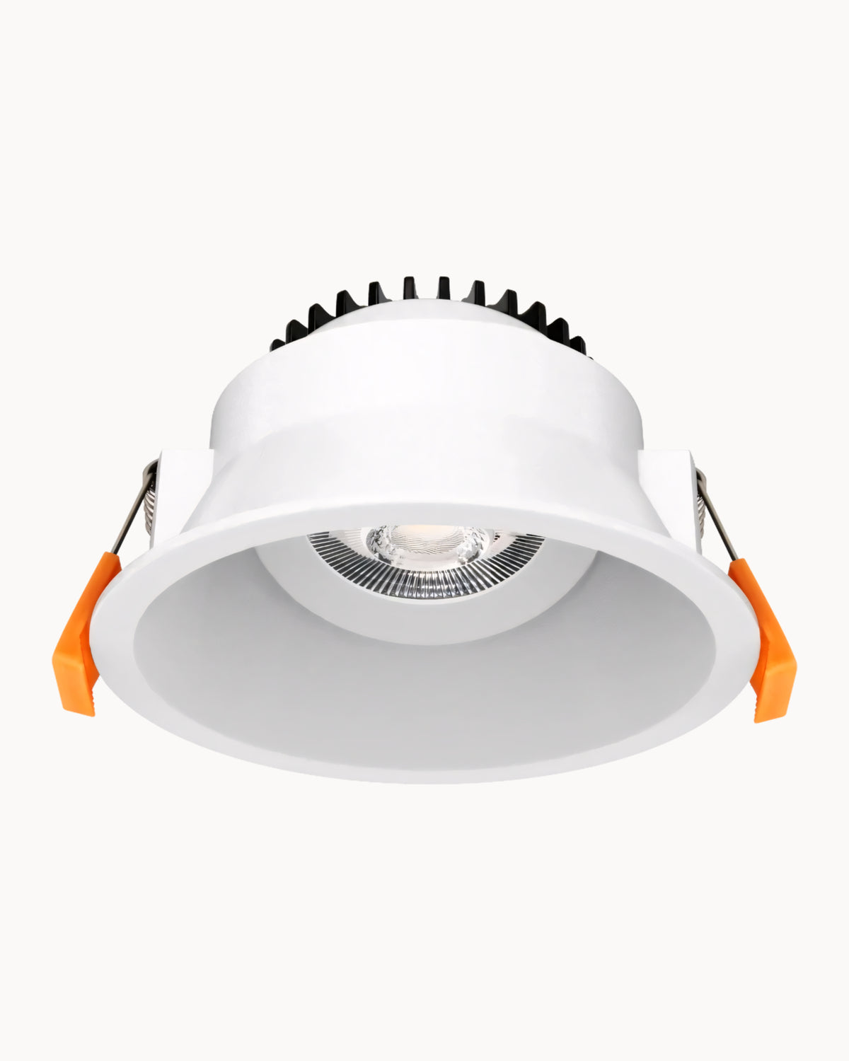 Arcadia 90mm IP54 9W CCT Tiltable Downlight White
